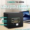 Picture of RYCUZO 1.5 Cuft Home Security Safe Box with Digital Keypad, Adjustable Shelf, Fireproof & Waterproof Bag