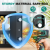 Picture of RYCUZO 1.5 Cuft Home Security Safe Box with Digital Keypad, Adjustable Shelf, Fireproof & Waterproof Bag
