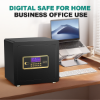 Picture of RYCUZO 1.5 Cuft Home Security Safe Box with Digital Keypad, Adjustable Shelf, Fireproof & Waterproof Bag