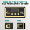Picture of RYCUZO 1.5 Cuft Home Security Safe Box with Digital Keypad, Adjustable Shelf, Fireproof & Waterproof Bag